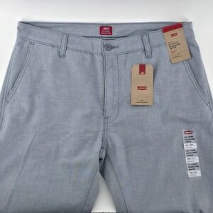 Levi's XX Chino Standard Taper Fit Stretch Lightweight Heathered Blue Mens 34X32